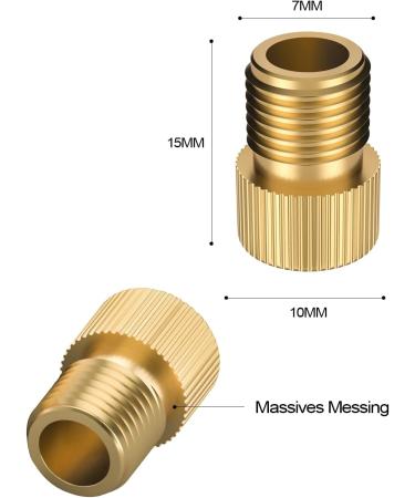 Henmi Bicycle Valve Adapter 2 Series - DV SV to AV | French Valve & Autoventile Adapter | Compatible with Sclaverand & Dunlop - International Shipping - Buy Online on SooperMarket.com
