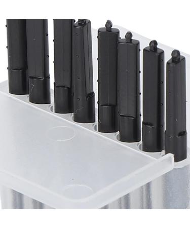 Wax Guard Filters 8Pcs Plastic Hear Clear Filters with Transparent Container Cerumen Stop Cleaning Tool Kit Protective Hearing Assistance Accessories (Black) - Buy Online on SooperMarket.com