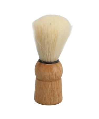 Men's Wooden Handle Shaving Brush - Mini Professional Safety Synthetic Brush for Salon Quality Shaves - Buy Online on SooperMarket.com