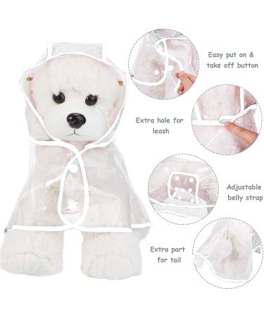 Buy Petcute XXL Waterproof Dog Raincoat - Transparent Breathable Hooded Rain Coat for Medium & Large Dogs - Buy Online on SooperMarket.com