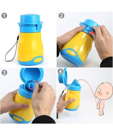 Baby Boy Portable Potty Urinal for Car Travel and Camping - Kid Toddler Pee Training Cup - Buy Online on SooperMarket.com