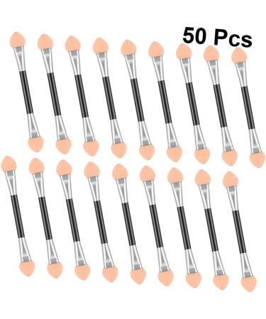 Mikinona 50pcs Eyeshadow Applicator Eyeshadow Brush Sponge Dual Sided Eyeshadow Brush Eye Spoolie Brush - Buy Online on SooperMarket.com