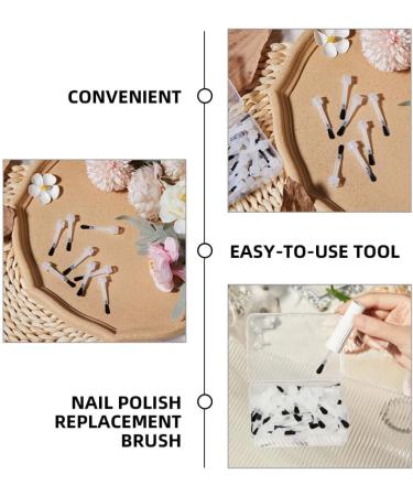 minkissy 1 Set Nail Art Brush Replacement Nail Polish Brush Nail Polish Applicators with Bottle - Buy Online on SooperMarket.com