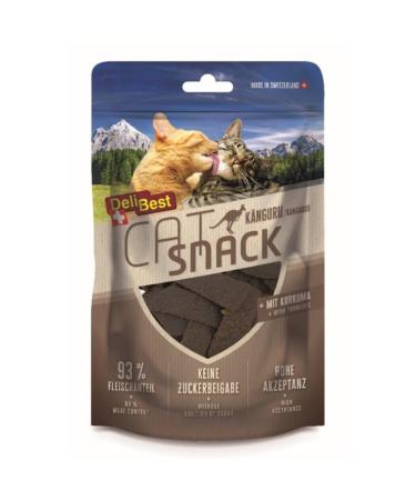 Delibest Cat Snack made of kangaroo with turmeric/cat treats cereal -free/cat snack digestive and antioxidant low -fat and protein -rich meat/45g