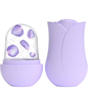 Ice Roller for Face - Beauty Ice Roller Silicone Ice Face Roller Cube Ice Roller for Face and Eye Facial Beauty Ice Roller Skin Care Tools Purple - Buy Online on SooperMarket.com