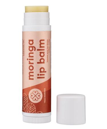 True Moringa Lip Balm - Intense Hydration & Relief for Dry Chapped Lips with Moringa and Shea Butter - 100% vegan paraben free sulfate free ethically sourced