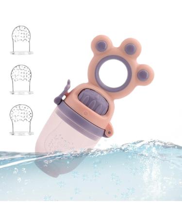 Baok Baby Fruit Schnuller Feeder | Food-Grade Silicone Baby Fruit Dispenser & Massage Toy for Toddlers - Buy Online on SooperMarket.com