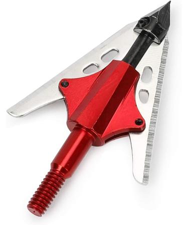 100 Grain Majarro Crossbow Broadheads for Deep Penetration - Tough Steel, Compound & Crossbow Red-001 - Buy Online on SooperMarket.com