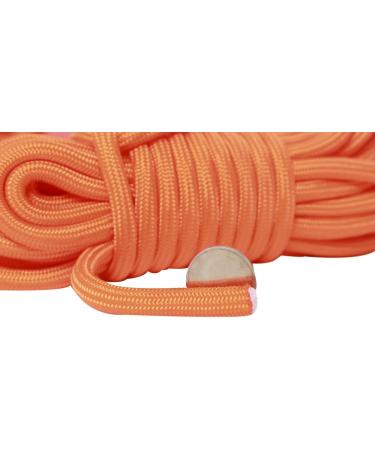 NovelBee 8mm x 30m Floating Water Life Saving Rope - Ideal for Diving, Snorkeling, Water Sports Rescue - Orange Bracelet Included - Buy Online on SooperMarket.com