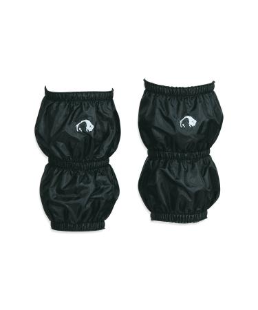 Tatonka Gaiter 210 HD Short Light - waterproof gaiters with sole fixation and zipper - protect shoes and pants legs while hiking and trekkken unit size black