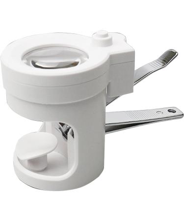 Nail Clipper with Magnifier Glass and Light Nail Cutter Stainless Steel Nail Clippers Magnifier Loupe Set for Seniors Adult All Peoples Fingernails Thick Toenails - Buy Online on SooperMarket.com