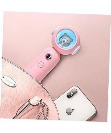 Baluue 1pc Mist Sprayer Nano Mister for Face Portable Facial Mister Face Water Sprayer Nano Mist Spray 13.6x5.5cm Pink - Buy Online on SooperMarket.com