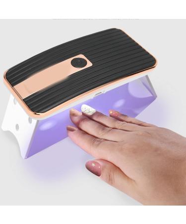 UV LED Nail Lamp 36W - Portable Mini-USB Gel Nail Dryer with Fast Hardening & Collapsible Timer for At Home & Travel - Buy Online on SooperMarket.com