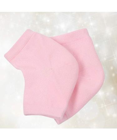 Exceart Silicone Gel Moisturizer Socks - Spa Treatment for Dry Feet | Breathable Toe-Free Design for Men & Women - Pink - Buy Online on SooperMarket.com
