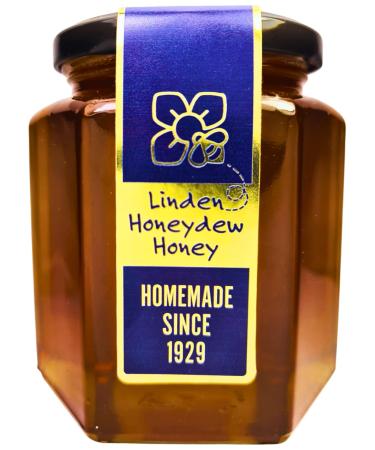 Pure Linden Honeydew Honey - 500g | Raw & Natural | Ethically Harvested | Boosts Vitality and Immunity | Sustainable Packaging