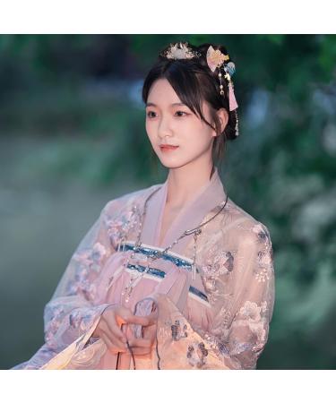 FRCOLOR 2Pcs Japanese Tassel Kimono Flower Hairpins - Traditional Duckbill Hair Barrettes for Women & Girls - Buy Online on SooperMarket.com