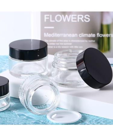 6 x 20ml Refillable Glass Cosmetic Containers - Empty Travel Doses with Screw Caps for Powders Lotions & Creams - Buy Online on SooperMarket.com