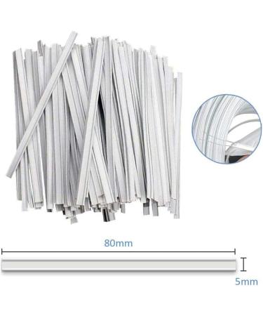 Plastic Strips Nose Wire Double Wire Nose Bridge for Mask 8CM Flat Nose Clips Nose Bridge Bracket DIY Wire for Sewing Crafts (100) - Buy Online on SooperMarket.com