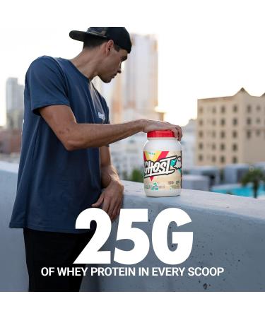 GHOST WHEY Protein Powder - 2lb 25g of Protein - Whey Protein Blend - Post Workout Fitness & Nutrition Shakes Smoothies Baking & Cooking (Cereal Milk) - Buy Online on SooperMarket.com