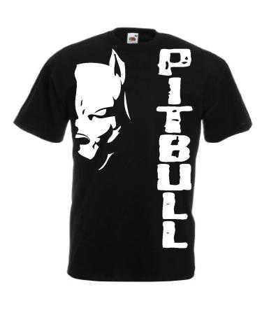 Generico t-Shirt Pitbull Fight Dog Kickboxing Boxing Gift Idea 12 Colors also for Kids XL Black
