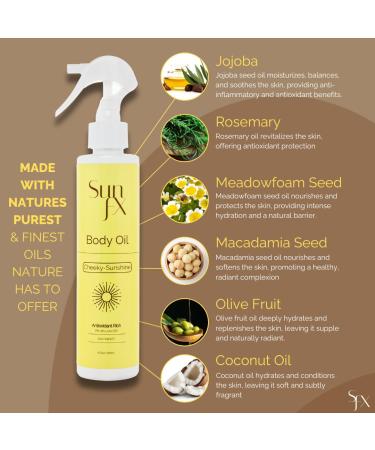 SunFX Ultra Hydrating Cheeky-Sunshine Body Oil | Prolong Spray & Self Tanning | Lightweight Non-Greasy Hydration | 6 fl oz - Shop Internationally - Buy Online on SooperMarket.com