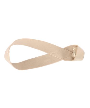 ANGGREK Valgus Corrector Belt Valgus Belt Elastic Soft Comfortable Skin Friendly Bunion Corrector Belt for Bunion Overlapping Toes (Skin Color) (L)