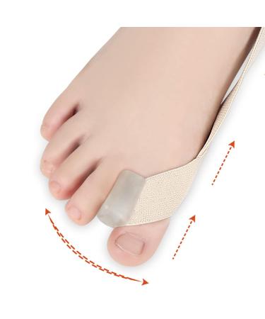 Anggrek Valgus Corrector Belt - Soft & Comfortable Bunion Corrector for Overlapping Toes (Skin Color, Size L) - Buy Online on SooperMarket.com