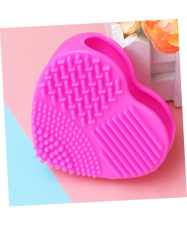 Didiseaon Silicone Makeup Applicator Brush Cleaning Pad Love 8X8.5cm Rosy - Buy Online on SooperMarket.com