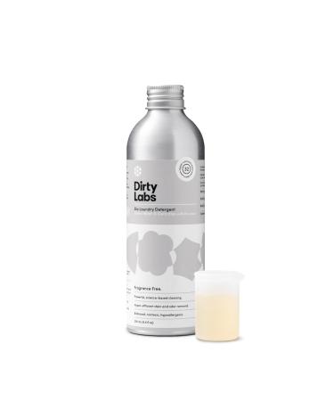 Dirty Labs | Hand Wash and Delicates | Scent Free | 32 Loads (8.6 fl oz) | Bio Enzyme Liquid Laundry Detergent | For Fine Silks Wools Handwash Garments | Hyper-Concentrated | Non Toxic Biodegradable | Stain & Odor Removal