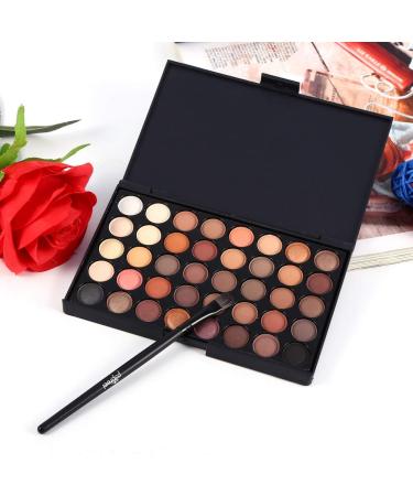 40 Color Eyeshadow Palette with Brush - Matte & Shimmer Cream Makeup Set for Stunning Looks | Best Quality International Shipping - Buy Online on SooperMarket.com
