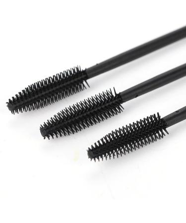 50pcs Silicone Eyelash Brush Disposable Eyelashes Comb Mascara Applicator Makeup Beauty Tool(#1-Black) - Buy Online on SooperMarket.com