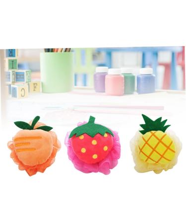Angoily 6 Pcs Mesh Bath Sponge Set - Exfoliating Loofah Mitts & Body Poufs for Spa Quality Clean | Ideal for Beach & Bath - Buy Online on SooperMarket.com