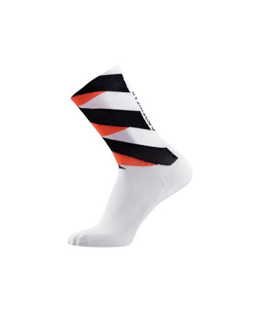 GORE WEAR Unisex Essential Signal Socks Socks (1 Pack) 44-46 White/Fireball