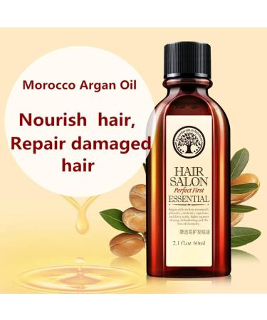 1Bottle Moroccan Argan Oil Deep Moisturizing Hair Conditioner Leave-in Hair Care Essential Oil Organic Stimulate Hair Growth Treatment oil hair - Buy Online on SooperMarket.com
