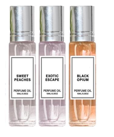 Pheromone Perfume Collection Pheromones Perfumes for Women Roll On Pheromone Perfume for Women Enhanced Scents Long-Lasting Portable (5PC) (3PACK-A)