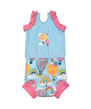 Splash About Happy Nappy Costume with Reusable Swim Nappy Up & Away 12-24 Months