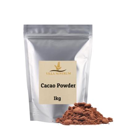 Villa Nostrum Cacao Powder 1kg Unsweetened Chocolate Powder for Hot Cocoa Cooking & Baking Single Origin