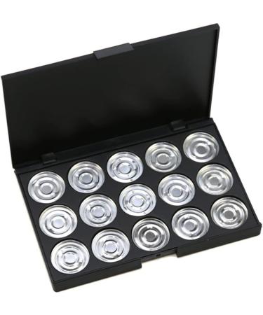 Angoily 15 Eyeshadow Empty Cosmetic Case Empty Makeup Eye Shadow Box Concealer Travel Aluminum Plate - Buy Online on SooperMarket.com