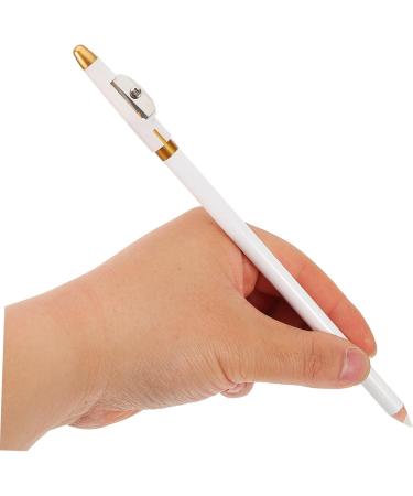 FOYTOKI 12pcs Eyebrow Pencil Sharpener Eyebrow Pencils Makeup Eyebrow Pen for Women Wooden White - Buy Online on SooperMarket.com