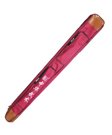 jiaoguo Waterproof Durable Chinese Tai Chi Kung Fu Martial Paulin Sword Shoulder Bag Red