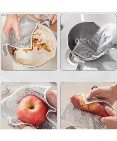 Shiny Wire Anti-Scratch Cleaning Cloths - 5PC Kitchen Wipes for Sensitive Surfaces - Buy Online on SooperMarket.com
