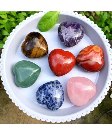Specimen Healed Quartz Gemstones Natural Heart Crystals pedras para artesanato Reiki Stones Home Decor As a Gift FZUGEDRLI (Color : Rose Quartz Size : Approx 30mm) - Buy Online on SooperMarket.com