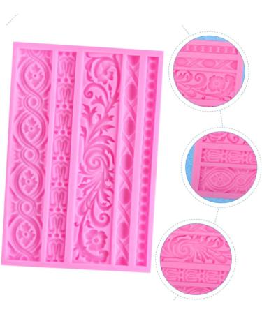 IMIKEYA 3pcs Silicone Cake Mold Silicone Cupcake Molds Vintage Candy Cake Decoration Mold Cake Decors Mold Cupcakes Baroque Fondant Molds Baking Tool The Flowers Fondant Cake Silica Gel 19X12X1CMx3pcs - Buy Online on SooperMarket.com