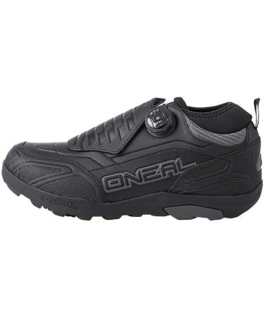 ONeal Loam WP SPD Mountainbike Shoes - Vegan Waterproof Breathable | Unisex MTB Shoes for Men & Women | Black/Gray Size 45 EU - Buy Online on SooperMarket.com