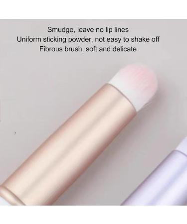 Lip Brushes Set for Precise Application 8 in 1 Portable Round Head Lip Smudge Brush Loose Powder Brush for Makeup Artists and Beauty Enthusiasts - Buy Online on SooperMarket.com