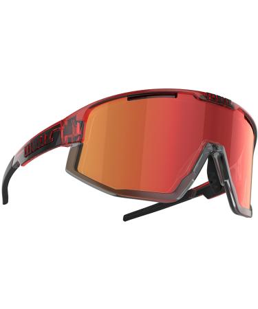 Bliz Fusion sports glasses transparent red-brown w red mu
