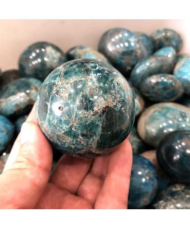 KuRkur Natural Crystals Crystal Raw Blue Apatite Hand Made Palm Stone Natural Crystal Crafts 80g-100g 1pc - Buy Online on SooperMarket.com