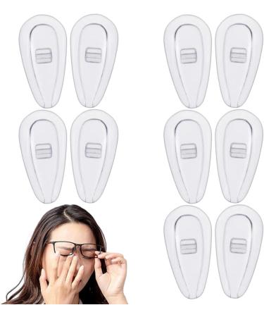 Bexdug Nasal Pads for Glasses - 5 Pairs Silicone Anti-Slip Nose Cushions | Glasses Repair Set for Men & Women - Buy Online on SooperMarket.com
