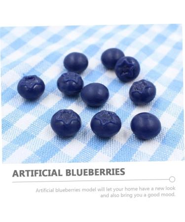 Alipis 150 Pcs Simulation Blueberry Realistic Berry Fake Blueberries Decor Blueberries Photo Prop Fake Blueberry Lifelike Fruits Model Miniature Blueberry Scrapbook Fake Fruit Resin - Buy Online on SooperMarket.com