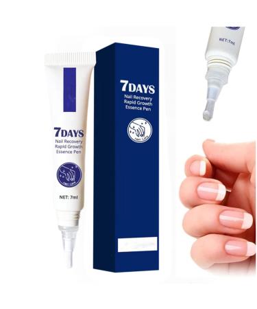7 Days Nail Recovery Rapid Growth Essence Pen 7 Days Nail Growth and Strengthening Serum Nail Growth Essence Pen Nail Repair Essence Nail Repair Solution for Thin Nails and Growth (1PCs) 1 piece